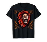 Leo Birthday Beast Lion of Judah Jungle King Men Boy Dad Hijo Camiseta gráfica económica, Hombre, Negro, XL