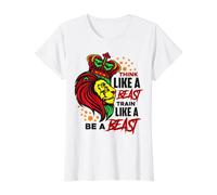 Leo Birthday Beast Lion of Judah Jungle King Men Boy Dad Hijo Camiseta gráfica económica, Mujer, Blanco, S