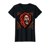 Leo Birthday Beast Lion of Judah Jungle King Men Boy Dad Hijo Camiseta gráfica económica, Mujer, Negro, XS