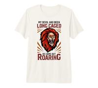 Leo Birthday Beast Lion of Judah Jungle King Men Boy Dad Hijo Camiseta Premium