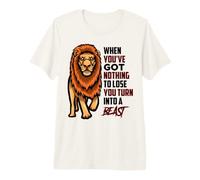 Leo Birthday Beast Lion of Judah Jungle King Men Boy Dad Hijo Camiseta Premium