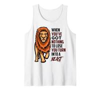 Leo Birthday Beast Lion of Judah Jungle King Men Boy Dad Hijo Camiseta sin Mangas