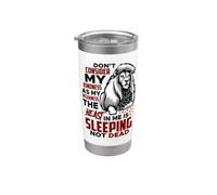 Leo Birthday Beast Lion Of Judah Jungle King Men Boy Dad Hijo Vaso térmico de acero inoxidable de doble pared
