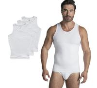Leo Camiseta de Comprensión Hombre con Tirantes - Faja Reductora Interior Hombre Individual o Paquete
