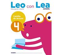 Leo con Lea. Cartilla de lectura 4. (Educacion infantil 5 años)