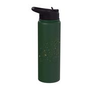 Leo Constelación Zodiaco Horóscopo Estrellas Leo Stainless Steel Insulated Water Bottle