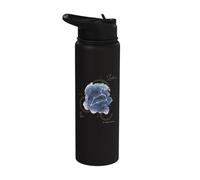 Leo Constelación Zodiaco Horóscopo Estrellas Leo Stainless Steel Insulated Water Bottle