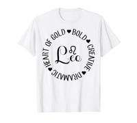 Leo cumpleaños Signo del Zodiaco Hombres y Mujeres Leo Amor león Divertido Camiseta gráfica económica