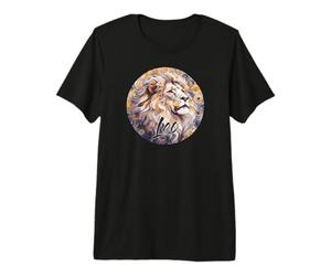 Leo el León Zodiaco Astrología Estrella Signo Solar Camiseta Premium