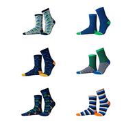 Leo & Emma Juego de calcetines 6 pares para niños de diferentes tamaños y modelos (Dinosaurio)
