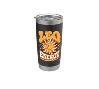 Leo Energy 2026 Astrología Zodiac Mystic Horóscopo Fan Vaso térmico de acero inoxidable de doble pared