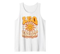 Leo Energy 2026 Signo del Zodiaco Lindo Verano cumpleaños niña Camiseta sin Mangas