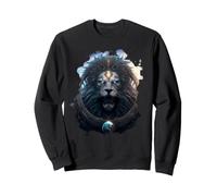 Leo épico el Signo Zodiacal de la Fuerza Sudadera