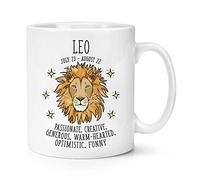 Leo Horóscopo 10oz Taza