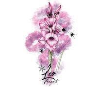 Leo in August Gladiolus Guided Journal: Plant Your Intentions, Cultivate Your Dreams, Bloom Boldly