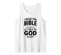 Leo la Biblia y Hablo Mucho con Dios Camiseta sin Mangas