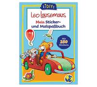 Leo Lausemaus Mein Sticker- und Malspaßbuch mit 250 Stickern: Kreativer Mal- und Stickerspaß für Kinder ab 3 Jahren
