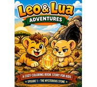 Leo & Lua Adventures: Episode 1 - The Mysterious Stone: A Cozy Coloring Book Story for Kids Ages 4-8 | Cute Animal Adventure | Relaxing Coloring Pages | Lion Cub & Lioness | Gift for Boys and Girls