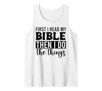 Leo mi Biblia y Luego Hago Cristianos Cristianos y Cristianos Camiseta sin Mangas