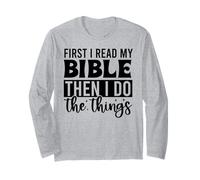 Leo mi Biblia y Luego Hago Cristianos Cristianos y Cristianos Manga Larga
