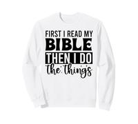 Leo mi Biblia y Luego Hago Cristianos Cristianos y Cristianos Sudadera