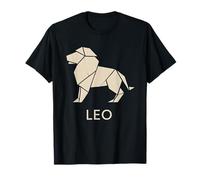 Leo Origami Zodiac Gráfico Camiseta