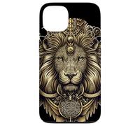 Leo Ornate Lion Head Astrología Detallada Leo Zodiac Carcasa para iPhone 13