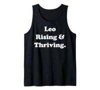 Leo Rising & Thriving Astrology Quote Camiseta sin Mangas