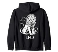 Leo Signo del Zodiaco Astrología Horóscopo Cumpleaños Sudadera con Capucha