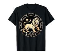 Leo Signo del Zodiaco Cumpleaños Niña Niño Astrología Niños Hombres Mujeres Camiseta