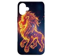 Leo Signo del Zodiaco Fuego Cósmico León Galaxia Carcasa para iPhone 16 Plus