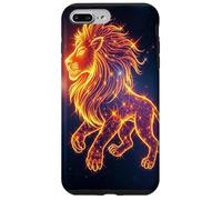Leo Signo del Zodiaco Fuego Cósmico León Galaxia Carcasa para iPhone 7 Plus/8 Plus