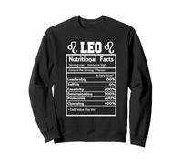 Leo Signo Zodiaco Astrología Información Nutricional Sudadera