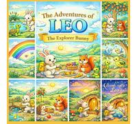 Leo the Explorer Bunny: A Cute Story & Coloring Book for Kids Ages 2-8 (Fun and Easy Coloring + Short Stories) (Little Adventures to Color)