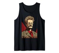 Leo Trotsky SOVI8 Vintage Propaganda. Camiseta sin Mangas