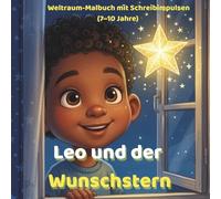 Leo und der Wunschstern: Kreatives Weltraum-Malbuch mit Schreibimpulsen für Kinder von 7-10 Jahren