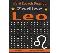 Leo - Word Search Puzzles: Screen-Free Puzzles for Mental Fitness, Relaxation and Fun (Zodiac - Word Search Puzzles)