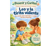 Leo y la tirita valiente: Un cuento para aprender a curar heridas pequeñas (Prevenir y Curitas. Cuentos y juegos para aprender cuidados.)