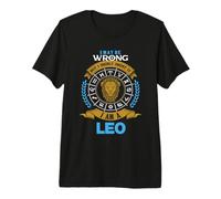 Leo Zodiac Astrology Horoscope July August Birthday Camiseta Premium