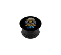 Leo Zodiac Astrology Horoscope July August Birthday PopSockets PopGrip Adhesivo