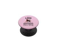 Leo Zodiac Elige sabiamente el Peor Humor de Pesadilla PopSockets PopGrip Adhesivo