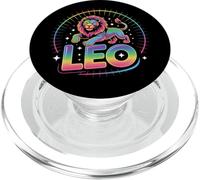 Leo Zodiac Leo León Astrología Horóscopo Energía PopSockets PopGrip para MagSafe