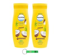 Leocrema corporal Leocrema corporal de coco hidratante crema fluida de coco - 72 horas de hidratación intensa 250 ml + llavero Beni Culinari gratuito