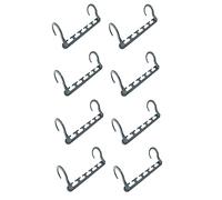 LeoFla 8 Perchas para Ropa, Camisas y Pantalones con muleta, Ahorra Espacio para Armario, Variable, Mediana