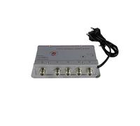LEOFLA Amplificador Digital Terreste X Antenas TV Analógica O Digital con 4 Salidas