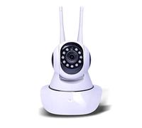 LEOFLA Cámara inalámbrica IPCAM WiFi de Infrarrojos motorizada LAN HD 720P LED LR, Variable, Media