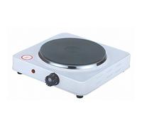 LEOFLA Cocina eléctrica ajustable 1500 W de viaje camping placa de hierro fundido 185 mm