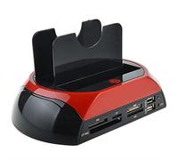 LEOFLA Docking Station 2 Hard Disk 2.5 3.5 Sata IDE E-Sata USB 2.0 3.0 E Lector HDD SD Variable