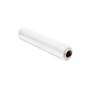 LEOFLA Película extensible manual, 1 rollo de película blanca de 1,8 kg, altura de 50 cm