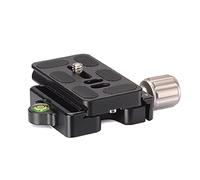 Leofoto Abrazadera DC-50 de 50 mm + placa QR compatible con ARCA / RRS / Manfrotto RC2